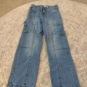 Womens Blue Carpenter Jeans